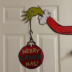 Grinch “Merry Grinchmas” Holding Ornament Decoration